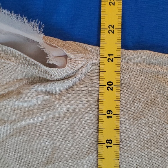 Black Label by Chicos gold short sleeve blouse size 3 (XL/16) - Picture 3 of 14